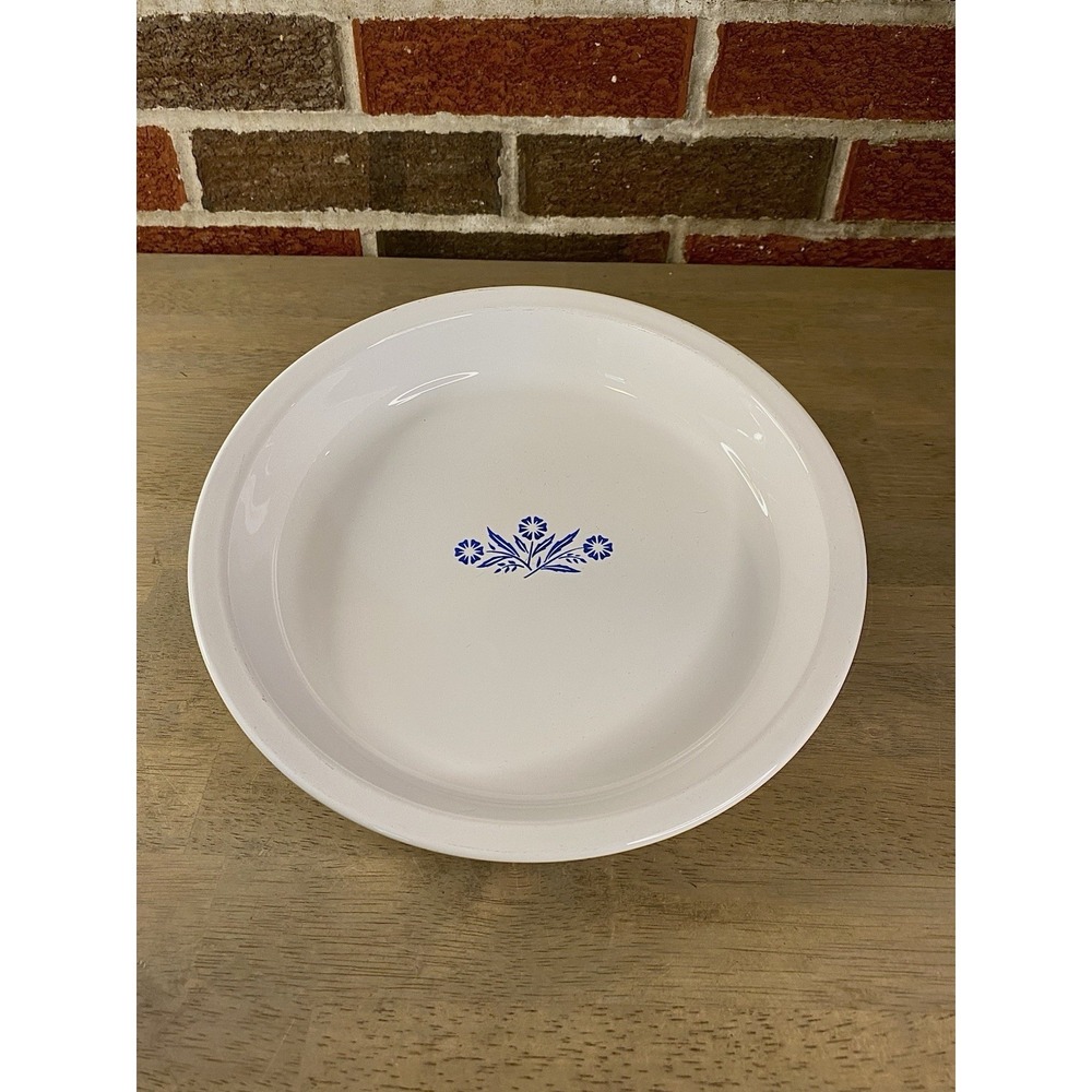 Vintage Corning Ware P-309 Blue Cornflower 9" Pie Plate Baking Dish USA